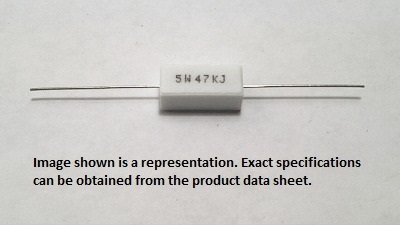 47K OHM 5W 5% AX CEMENT PWR RESISTOR BULK