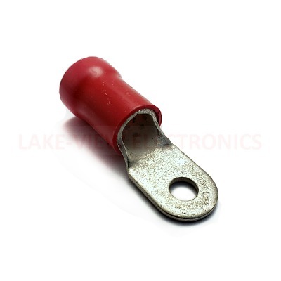 TERMINAL RING 2 AWG 1/4" STUD INSULKRIMP