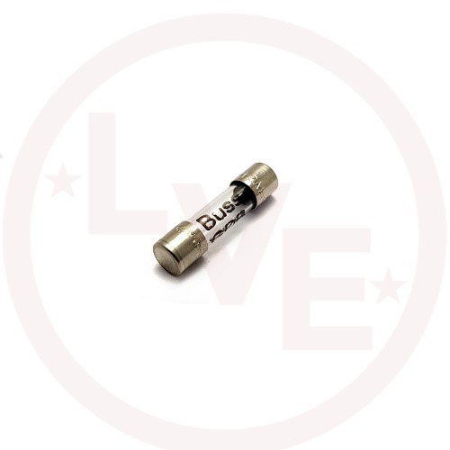 BUSSMANN BK/GDB-2A FUSE 2A 250VAC FAST ACTING GLASS 5X20MM BULK