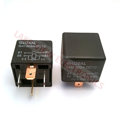 RELAY 12VDC 30A SPST-NO DIODE 4-TERMINAL AUTOMOTIVE RELAY