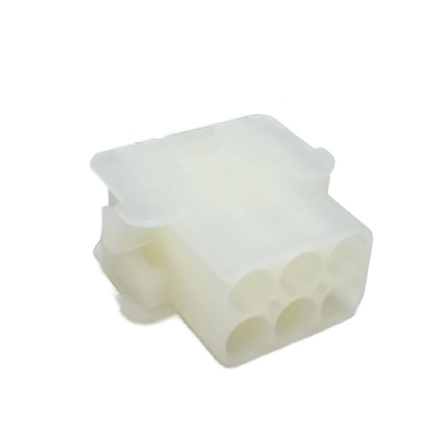 HMT H6351-06PDW000R CONNECTOR 6 POS FEMALE 6.35P NYLON WHITE RCPT HSG