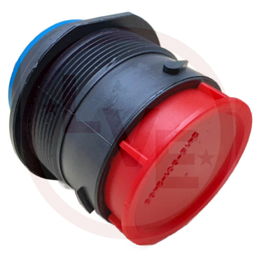 DEUTSCH HDP24-24-31PE CONNECTOR HOUSING 31 POS MALE PANEL MOUNT BLACK