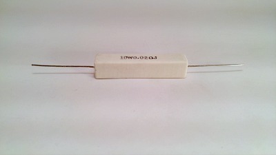 0.02 OHM 10W 5% CEMENT AX RESISTOR BULK