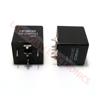HASCO CAR1CP40DC12S RELAY 12VDC 40A SPDT SEALED PC PINS AUTOMOTIVE RELAY