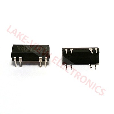 HASCO D1A05D RELAY REED 5VDC 1A SPST-NORMALLY OPEN MOLDED EOXY BODY 8P-DIP 500 OHM COIL DIP REED