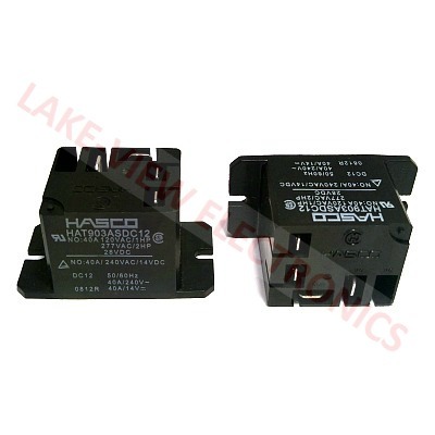 HASCO HAT903ASDC12 RELAY 12VDC 40A SPST-NORMALLY OPEN SEALED QDC W/FLG MT  POWER RELAY