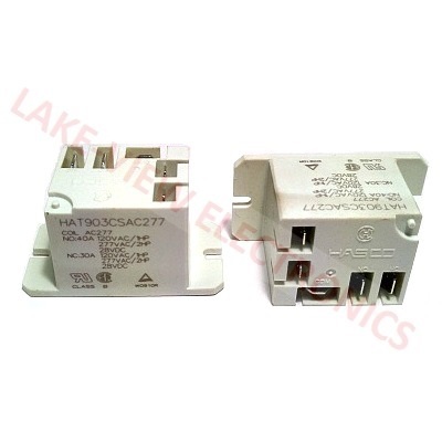 HASCO HAT903CSAC277 RELAY 277VAC 40A SPDT SEALED QDC W/FLG MT  POWER RELAY