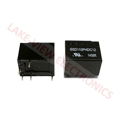HASCO SSD110PHDC12 RELAY 12VDC 10A SPDT SEALED PCB PINS STANDARD RELAY