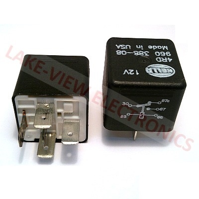 RELAY 12VDC 20/40A SPDT W/O BRACKET PLUG IN MINI AUTOMOTIVE RELAY