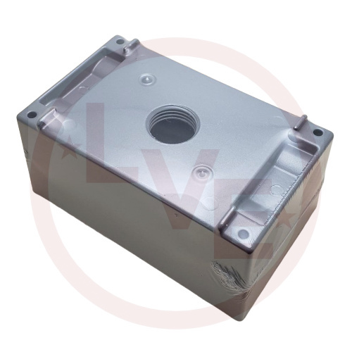 ABB IH5-1-LM BOX SINGLE GANG 5 HOLE SILVER DRY-TITE
