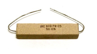 5 OHM 25W 10% W/W RESISTOR BULK