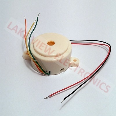 PIEZO 6-15VDC 107DB@100CM 5 WIRE LEADS