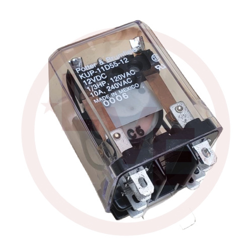 P&B KUP-11D55-12 RELAY 12VDC 10A DPDT 8-BLADE BRK MNT GENERAL PURPOSE