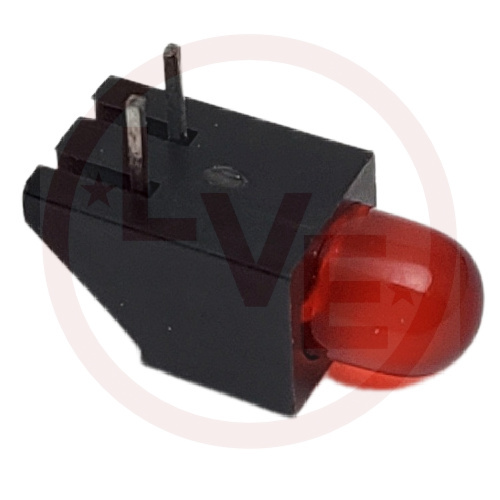 LED 4.7MM RED DIFFUSED 627NM 20MA 2V R/A