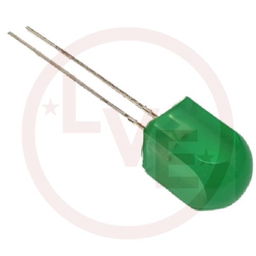 KINGBRIGHT L-803GD LED 8MMX8MM GREEN DIFFUSED 568NM 20MA 2.2V