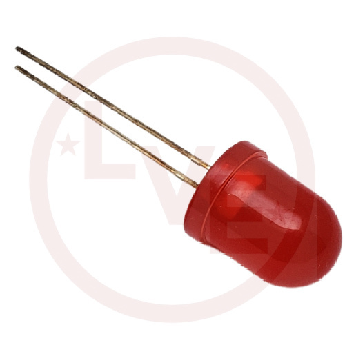 KINGBRIGHT L-816BID LED 10MM BLINKING RED DIFFUSED 625NM 70MA 12V