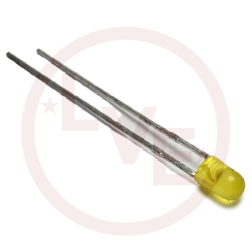 AOP L354YD LED 3MM YELLOW RD DIFFUSED