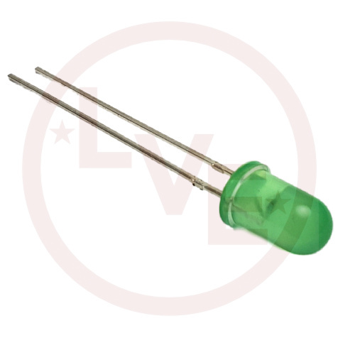 AOP L513GD-L LED 5MM GREEN DIFFUSED