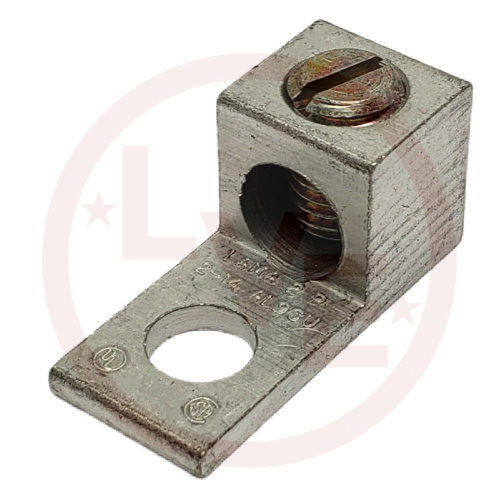 TERMINAL CONNECTOR ALUM MECH LUG 2-14 AWG 1/4" STUD