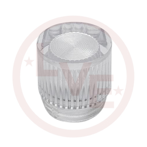 INDICATOR LENS CAP TRANSPARENT FLAT TOP CLEAR