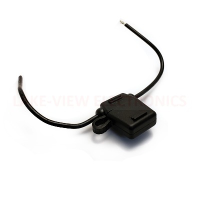 FUSE HOLDER IN-LINE W/CAP 30A 58VDC