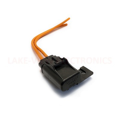 OPTIFUSE LPR-05B-12OR FUSE HOLDER IN-LINE 30A 32VDC W/LOCKING CAP