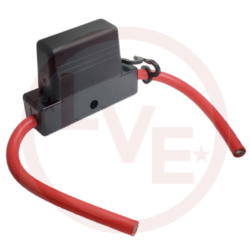 FUSE HOLDER IN-LINE 80A 58VDC W/CAP
