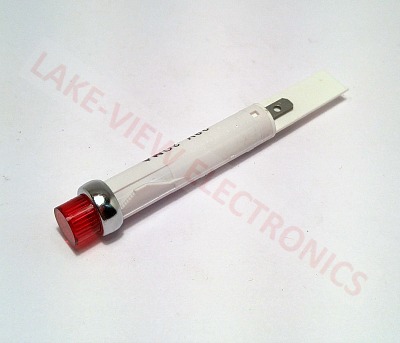 LITTELITE 971-960H-07WRN INDICATOR LAMP 28V RED LED .125" Q.C. TERMINALS SNAP MNT