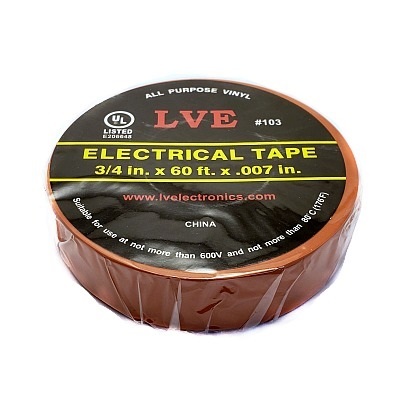 LVE 103 TAPE 3/4" X 60FT ORANGE PVC