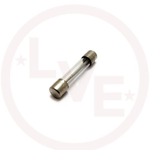 BUSSMANN MDL-1/8 FUSE .125A 250V TIME DELAY GLASS 6.4X32MM
