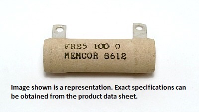 MEMCOR FR25 100 100 OHM 25W 5% FIXED W/W RESISTOR BULK