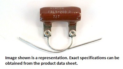 MEMCOR FRL5 250 250 OHM 8W 5% FIXED W/W RESISTOR W/LEADS BULK