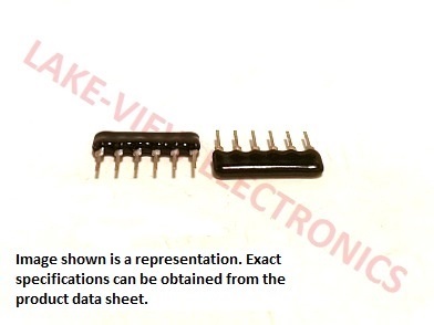 MERITEK RA05222G RESISTOR NETWORK 2.2K OHM 6P5R  2% SIP