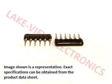 RESISTOR NETWORK 10K OHM 6P5R 2% SIP