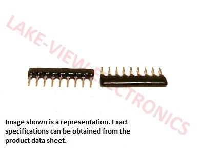 RESISTOR NETWORK 4.7K OHM 9P8R 2% SIP