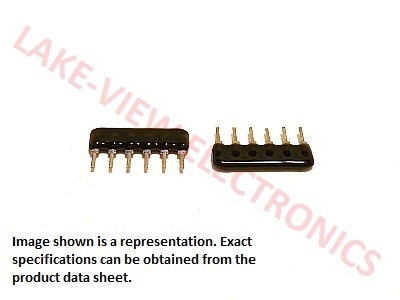 RESISTOR NETWORK 100K OHM 6P3R 2% SIP