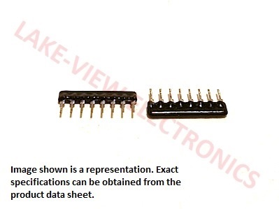 RESISTOR NETWORK 68 OHM 8P4R 2% SIP