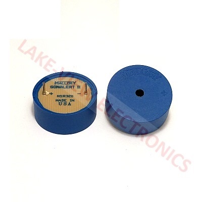 PIEZO 3-20VDC 62DB@2FT, 3VDC 80DB@2FT, 20VDC PCB MOUNT