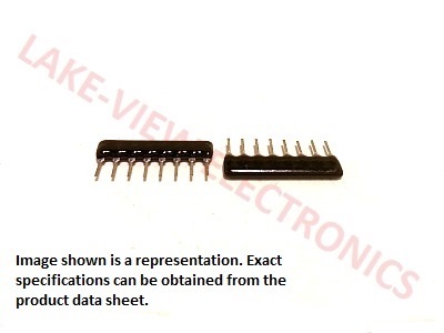 MERITEK RA04103G RESISTOR NETWORK 10K OHM 5P4R 2% SIP