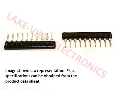 RESISTOR NETWORK 47K OHM 10P9R 2% SIP