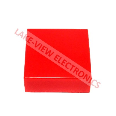OSLO 12-1W12 INDICATOR LENS CAP RED TANSLUCENT