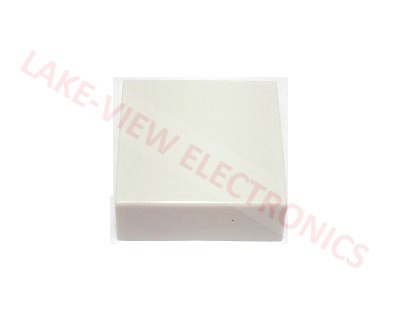 OSLO 12-1W7 INDICATOR LENS CAP WHITE TRANSLUCENT