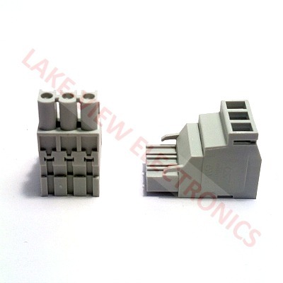 OST OSTNT035080 TERMINAL BLOCK 3POS 5.08P 90DEG IDC GREY