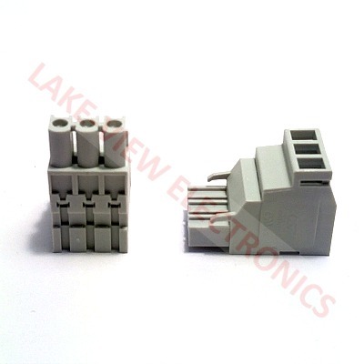 TERMINAL BLOCK 3POS 5.08P 90DEG IDC GREY