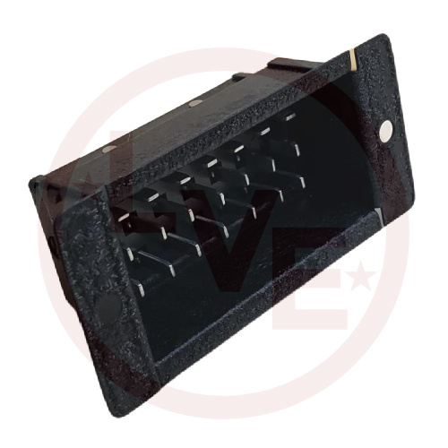 AZMEX P-3321-DB CONNECTOR PLUG 15 POS MALE PNL MNT
