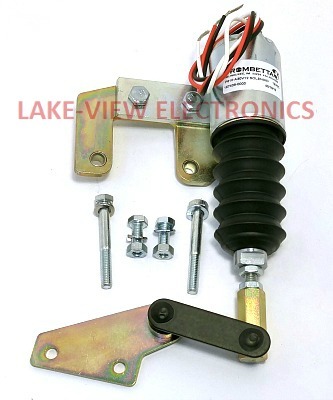 SOLENOID 12V SOLENOID W/LINKAGE KIT RIGHT MOUNT PULL TYPE