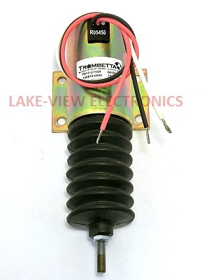 TROMBETTA P613-C1V24 SOLENOID 24V W/F10124 SPRING PULL TYPE