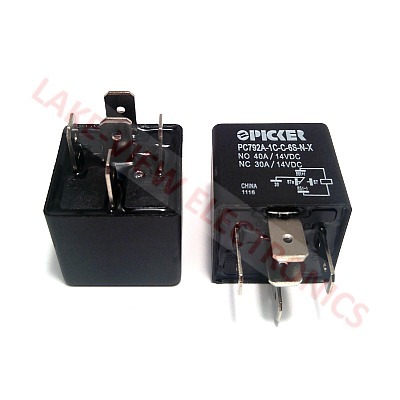 RELAY 6VDC 40A SPDT PLUG IN TYPE SEALED AUTOMOTIVE RELAY