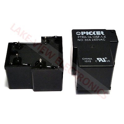 PICKER PTRH-1A-12SF-1-X RELAY 12VDC 30A SPST-NORMALLY OPEN SEALED PCB POWER RELAY