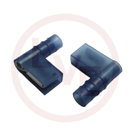 T&B RB14-250A TERMINAL QDC FEMALE 16-14 AWG .250 X .032 FULLY INSULATED FLAG NYLON BLUE